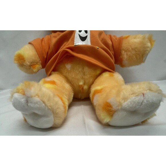 Build a Bear Halloween Orange Candy Corn Bear Plush W Clothe BABW 2005 Retired - Picture 9 of 16